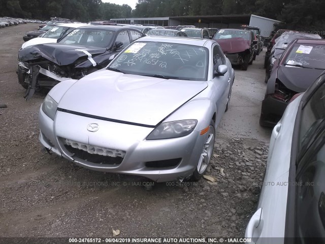 JM1FE173740112690 - 2004 MAZDA RX8 GRAY photo 2