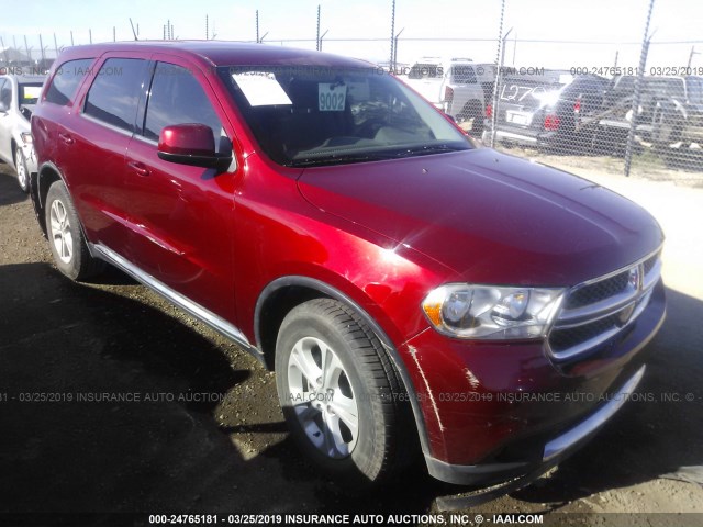 1C4RDHAG0DC637254 - 2013 DODGE DURANGO SXT RED photo 1