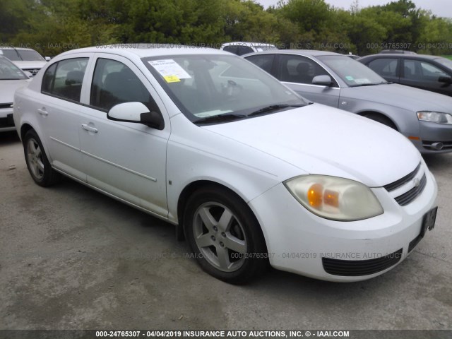 1G1AL55F267738459 - 2006 CHEVROLET COBALT LT WHITE photo 1