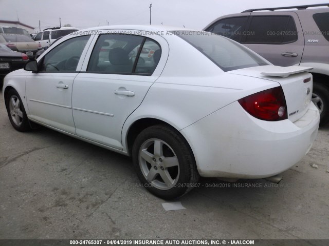 1G1AL55F267738459 - 2006 CHEVROLET COBALT LT WHITE photo 3