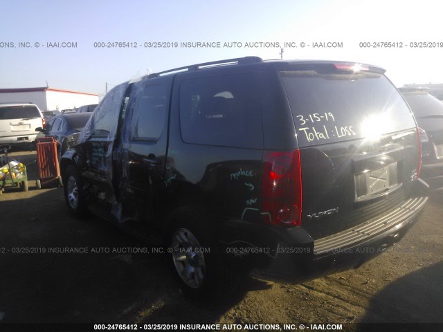 1GKFC13C38R246520 - 2008 GMC YUKON BLACK photo 3