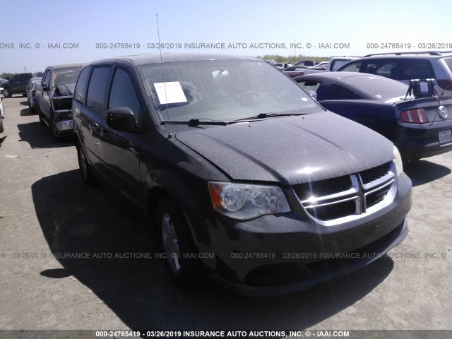 2C4RDGBG2CR249554 - 2012 DODGE GRAND CARAVAN SE GRAY photo 1