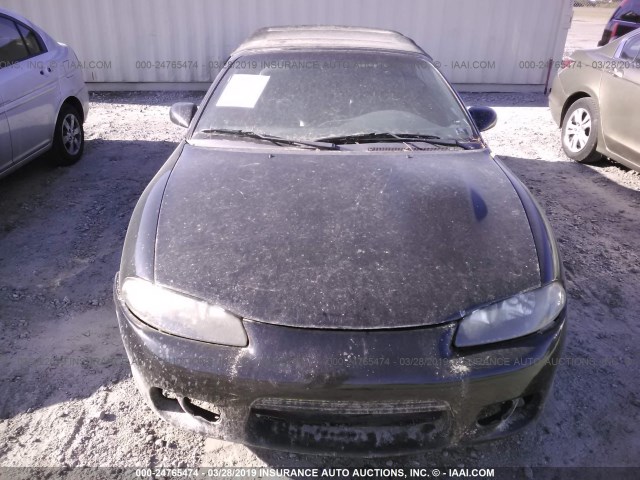 4A3AX35G0VE138622 - 1997 MITSUBISHI ECLIPSE SPYDER GS BLACK photo 6