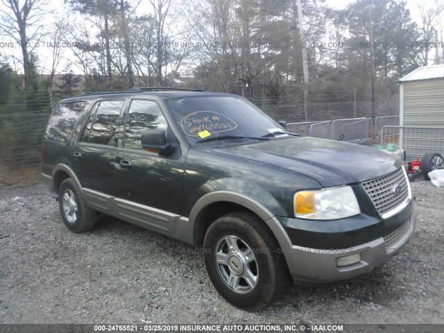 1FMFU17L53LC26425 - 2003 FORD EXPEDITION EDDIE BAUER GREEN photo 1