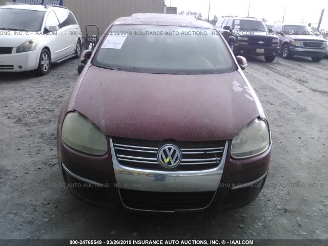 3VWRM71K49M024300 - 2009 VOLKSWAGEN JETTA SE/SEL RED photo 6