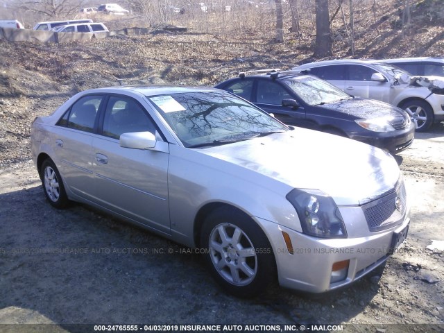 1G6DP577860150446 - 2006 CADILLAC CTS HI FEATURE V6 SILVER photo 1