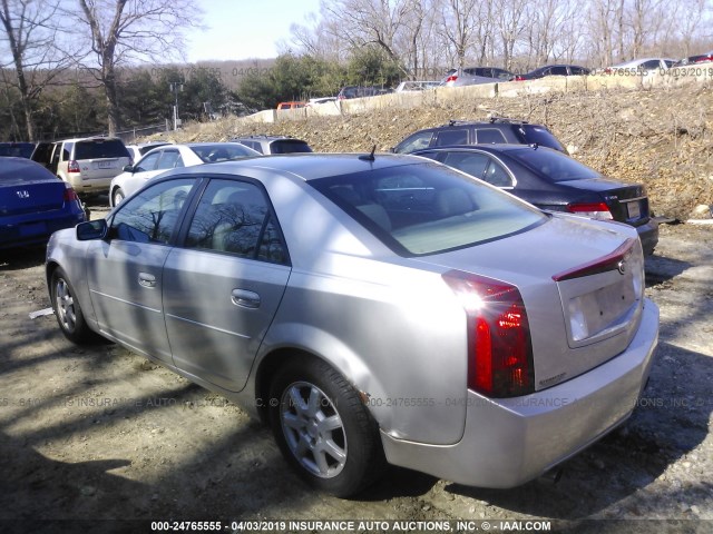 1G6DP577860150446 - 2006 CADILLAC CTS HI FEATURE V6 SILVER photo 3