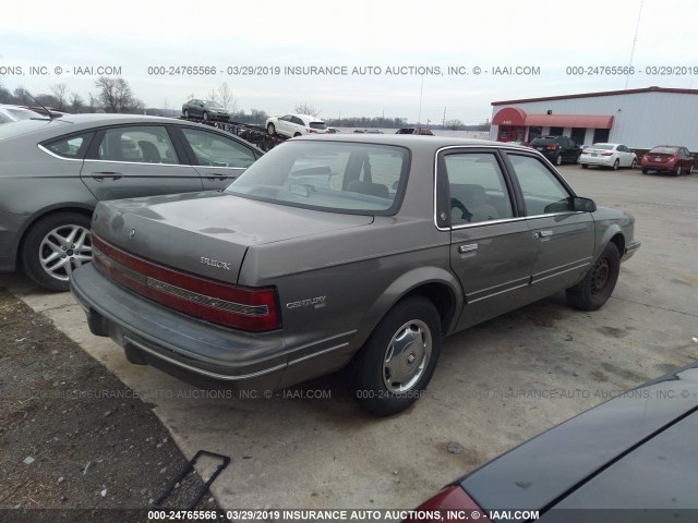 1G4AG55MXT6420452 - 1996 BUICK CENTURY SPECIAL/CUSTOM/LIMITED GRAY photo 4