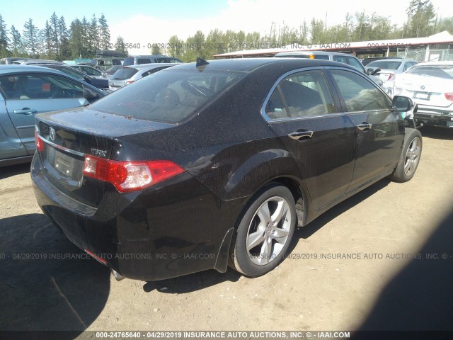 JH4CU2F66DC007126 - 2013 ACURA TSX TECH BLACK photo 4