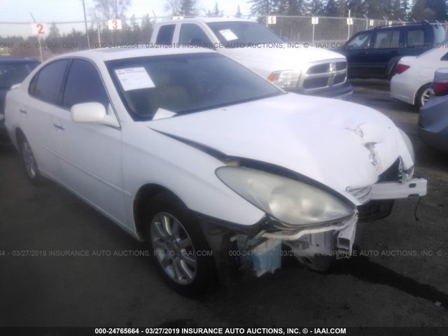 JTHBA30G445021199 - 2004 LEXUS ES 330 WHITE photo 1