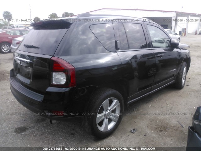 1C4NJCBA3GD574234 - 2016 JEEP COMPASS SPORT BLACK photo 4