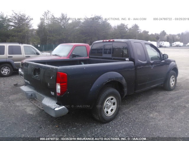 1N6BD06T55C463365 - 2005 NISSAN FRONTIER KING CAB XE BLACK photo 4