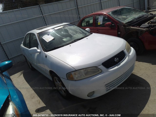 3N1BB51D01L112824 - 2001 NISSAN SENTRA SE WHITE photo 1