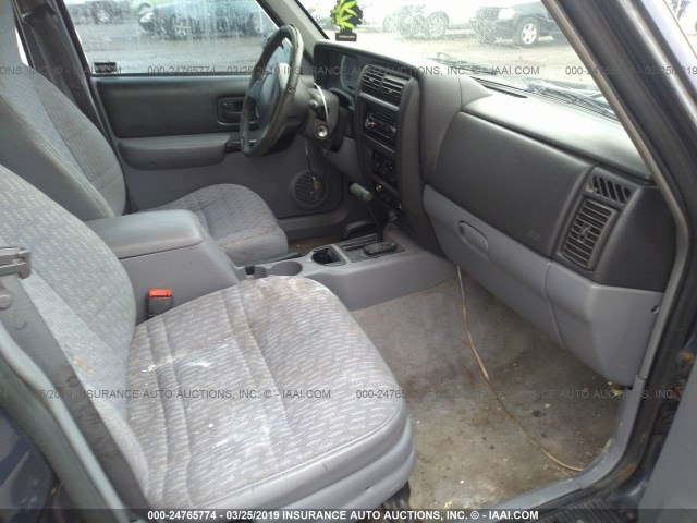 1J4FJ68S6WL184510 - 1998 JEEP CHEROKEE SPORT/CLASSIC მუქი ლურჯი ფოტო 5