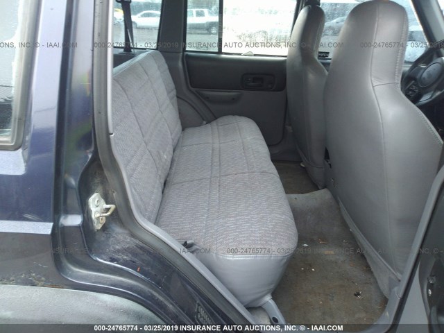 1J4FJ68S6WL184510 - 1998 JEEP CHEROKEE SPORT/CLASSIC მუქი ლურჯი ფოტო 8