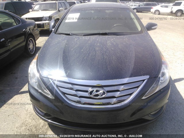 5NPEC4AC1DH598475 - 2013 HYUNDAI SONATA SE/LIMITED BLACK photo 6