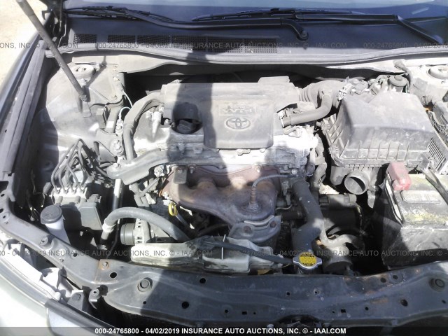 4T1BF1FKXCU028547 - 2012 TOYOTA CAMRY SE/LE/XLE 灰色 照片 10