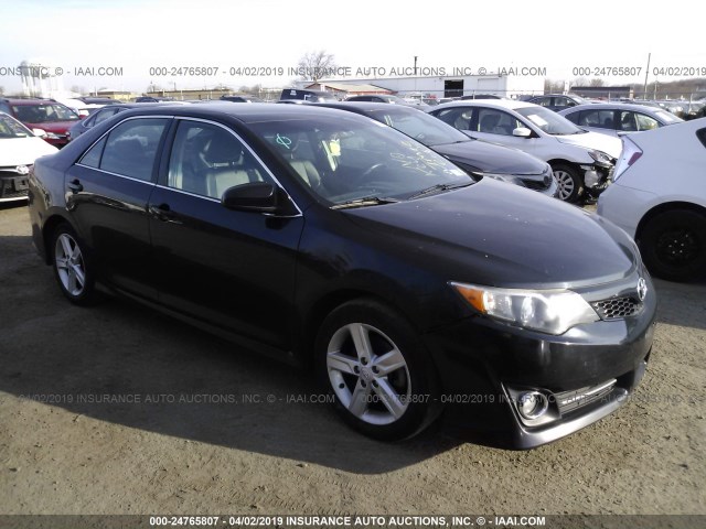 4T1BF1FK7EU366250 - 2014 TOYOTA CAMRY L/SE/LE/XLE 黑色 照片 1