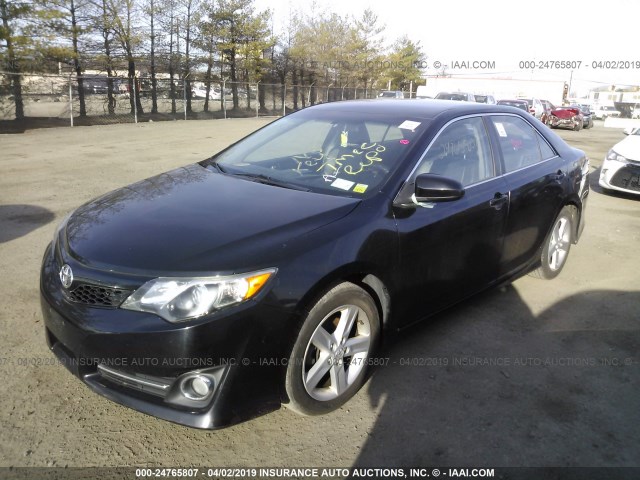 4T1BF1FK7EU366250 - 2014 TOYOTA CAMRY L/SE/LE/XLE 黑色 照片 2