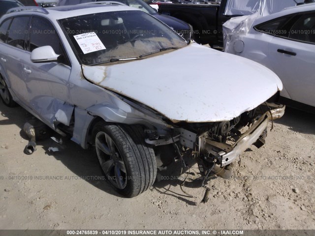 WA1UFAFL2DA184245 - 2013 AUDI A4 ALLROAD PREMIUM PLUS WHITE photo 6