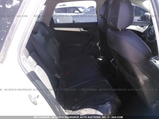 WA1UFAFL2DA184245 - 2013 AUDI A4 ALLROAD PREMIUM PLUS WHITE photo 8
