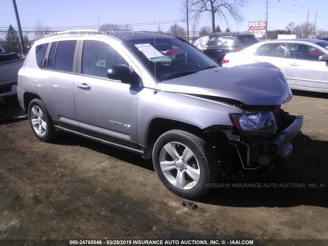 1C4NJCBA9GD621427 - 2016 JEEP COMPASS SPORT SILVER photo 1