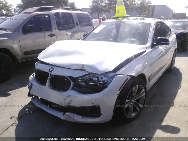 WBA3X5C53FD561840 - 2015 BMW 328 XIGT WHITE photo 2