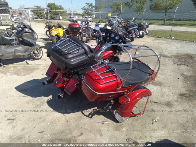 1HD1PR8387Y958235 - 2007 HARLEY-DAVIDSON FLHTCUSE CALIFORNIA BURGUNDY photo 4