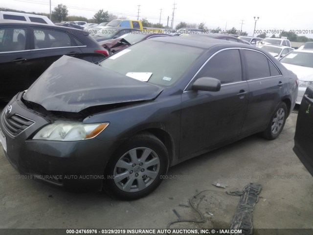 4T1BE46K59U352843 - 2009 TOYOTA CAMRY SE/LE/XLE GRAY photo 2