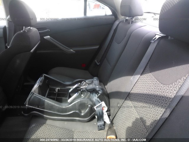 1G2ZF57B784141912 - 2008 PONTIAC G6 VALUE LEADER/BASE GRAY photo 8