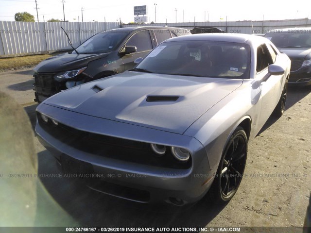 2C3CDZAG2HH531973 - 2017 DODGE CHALLENGER SXT GRAY photo 2