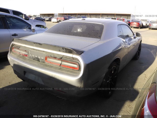 2C3CDZAG2HH531973 - 2017 DODGE CHALLENGER SXT GRAY photo 4