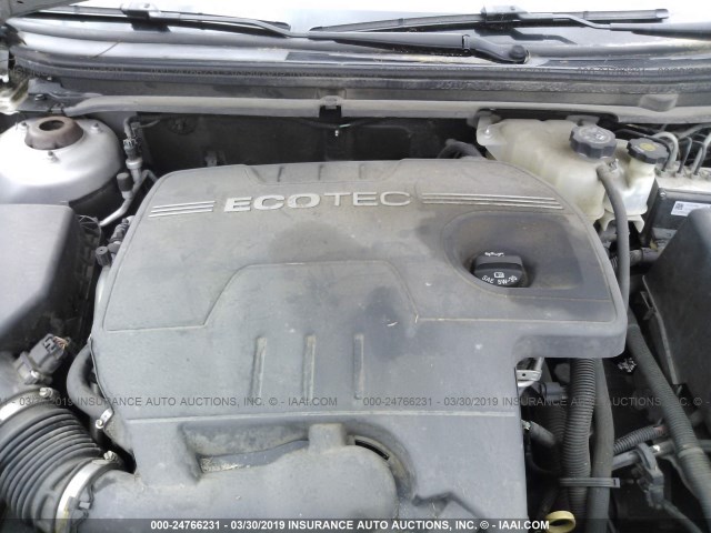 1G1ZG57BX9F122231 - 2009 CHEVROLET MALIBU LS SILVER photo 10