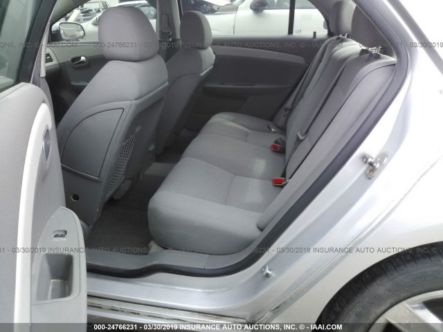 1G1ZG57BX9F122231 - 2009 CHEVROLET MALIBU LS SILVER photo 8