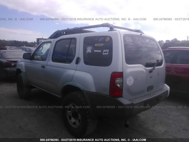 5N1ED28Y52C585350 - 2002 NISSAN XTERRA XE/SE SILVER photo 3