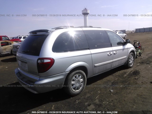 2A4GP54L57R176113 - 2007 CHRYSLER TOWN & COUNTRY TOURING GRAY photo 4