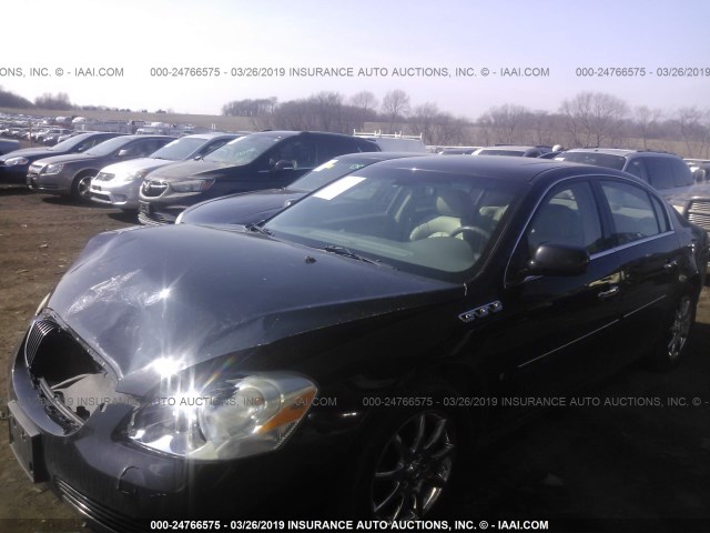 1G4HD57226U249103 - 2006 BUICK LUCERNE CXL BLACK photo 2