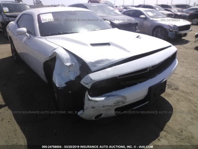 2C3CDZAG6FH711275 - 2015 DODGE CHALLENGER SXT WHITE photo 6