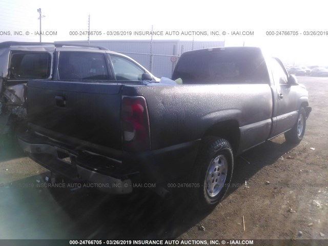 1GCEC14T23Z162171 - 2003 CHEVROLET SILVERADO C1500 BLACK photo 4