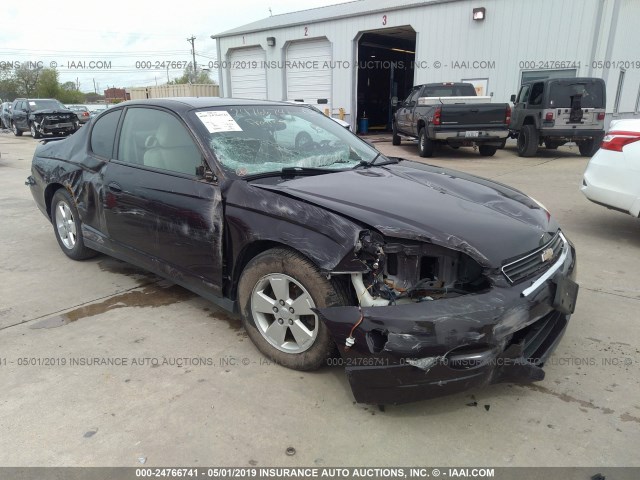 2G1WJ15K979358729 - 2007 CHEVROLET MONTE CARLO LS იასამნისფერი ფოტო 1