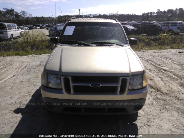 1FMZU77E41UB33811 - 2001 FORD EXPLORER SPORT TR  GOLD photo 6