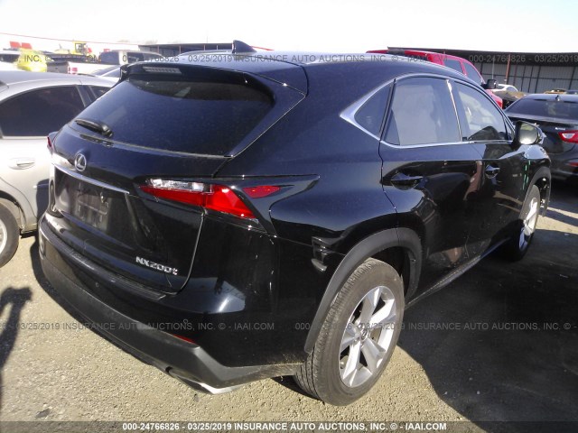 JTJYARBZ2H2073402 - 2017 LEXUS NX 200T/BASE/F SPORT BLACK photo 4