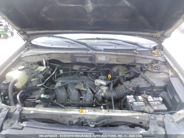 4F2YU09111KM31097 - 2001 MAZDA TRIBUTE LX/ES თაფლისფერი ფოტო 10