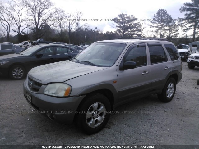 4F2YU09111KM31097 - 2001 MAZDA TRIBUTE LX/ES თაფლისფერი ფოტო 2