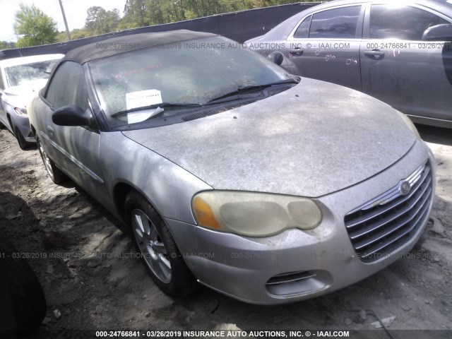 1C3EL75R64N421179 - 2004 CHRYSLER SEBRING GTC SILVER photo 1