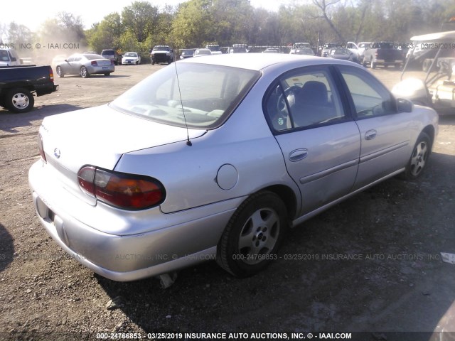 1G1NE52J63M716451 - 2003 CHEVROLET MALIBU LS 银色 照片 4