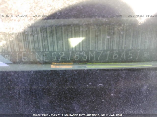 1G1NE52J63M716451 - 2003 CHEVROLET MALIBU LS 银色 照片 9