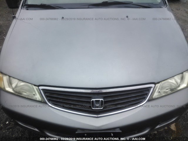 2HKRL18581H598489 - 2001 HONDA ODYSSEY LX GRAY photo 10