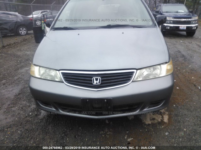 2HKRL18581H598489 - 2001 HONDA ODYSSEY LX GRAY photo 6