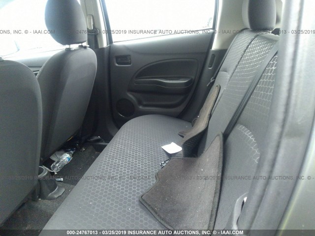 ML32A3HJXFH037283 - 2015 MITSUBISHI MIRAGE DE SILVER photo 8